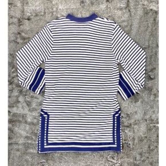 NWT! Tory Burch Striped Terry Tunic - Picture 8 of 9
